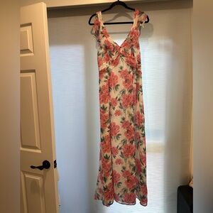 Lulus gorgeous floral dress